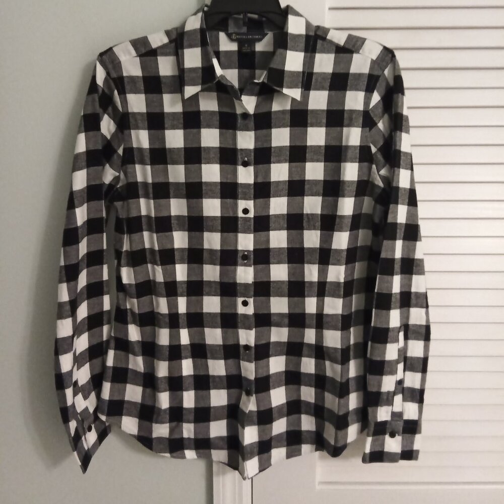 Brooks Brothers Buffalo Check blouse